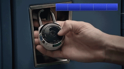 1600萬種密碼組合，科技感十足的觸控密碼鎖